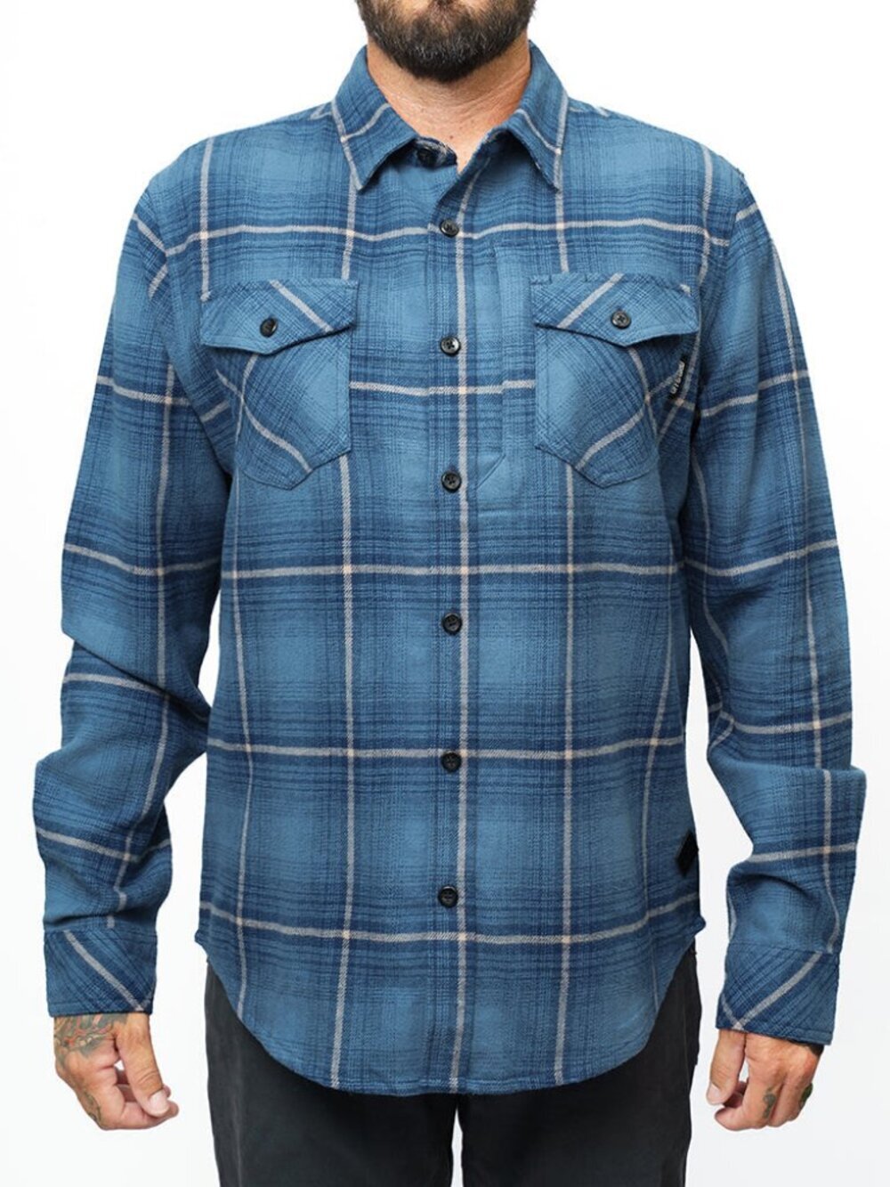 Off The Grid Surplus Destroyer Flannel - Pale Blue
